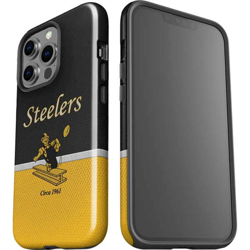 NFL Pittsburgh Steelers Vintage iPhone 15 Pro Impact Case